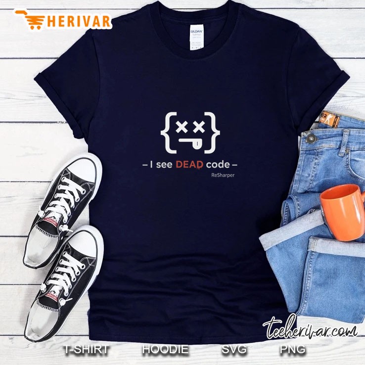 Esharper I See Dead Code Sense Navy T Shirt