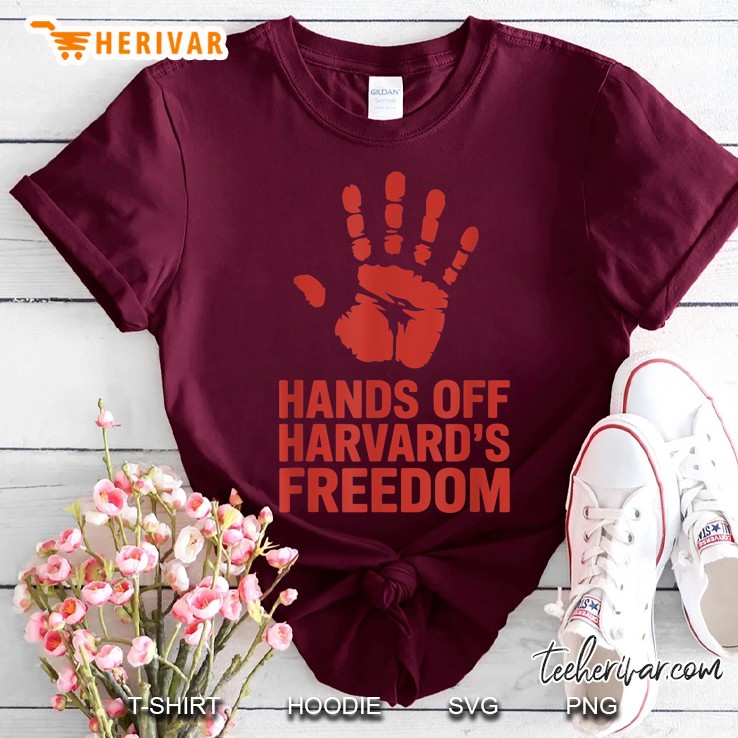 Hands Off Harvard Freedom Of Speech Resist Persist Maroon T Shirt