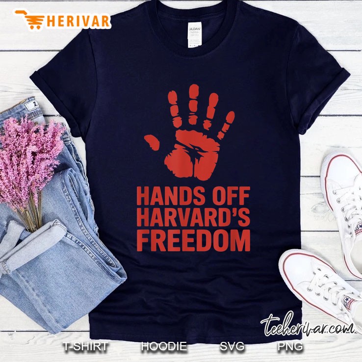 Hands Off Harvard Freedom Of Speech Resist Persist Navy T Shirt