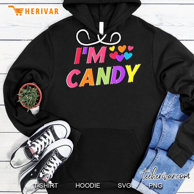I Love To Eat Candy Im Candy Funny Couple Matching Hoodie