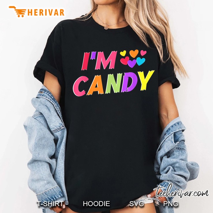 I Love To Eat Candy Im Candy Funny Couple Matching Women T Shirt