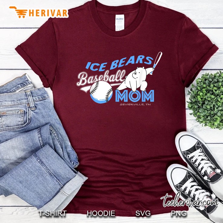 Icebearsbaseball Soapboxdesignco Maroon T Shirt