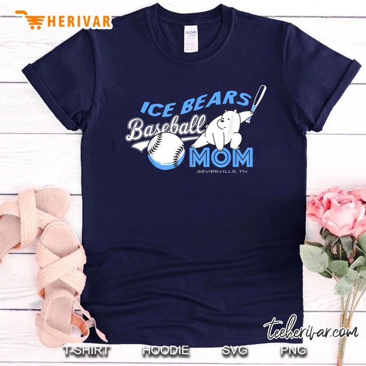 Icebearsbaseball Soapboxdesignco Navy T Shirt