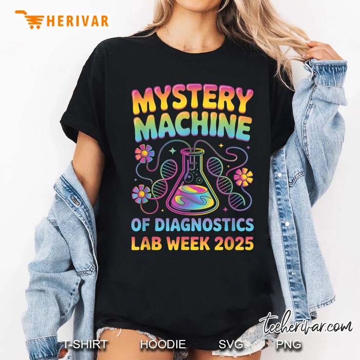 Lab Week 2025 Mystery Machine Of Diagnostics Women T Shirt