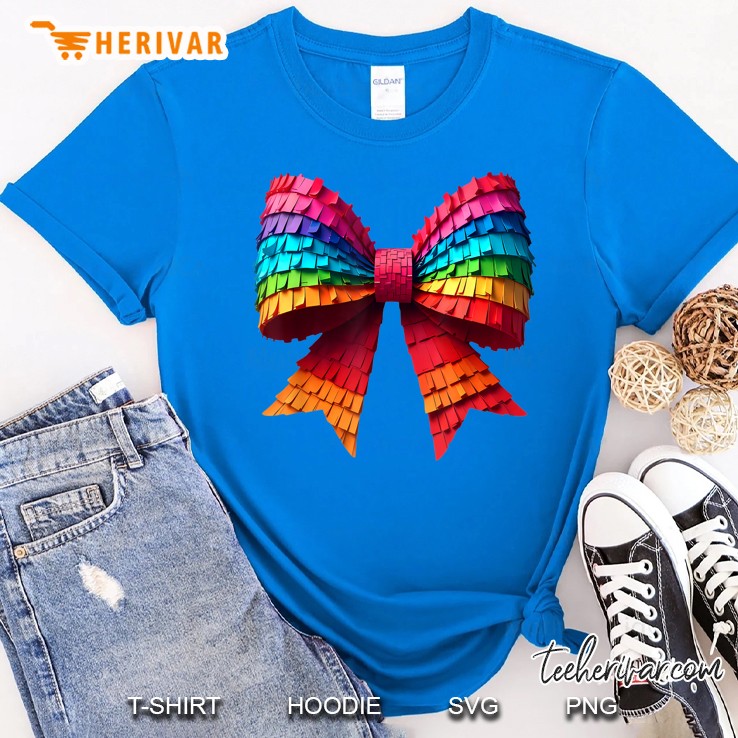Mexican Pinata Bow Mexican Coquette Cinco De Mayo Royal T Shirt