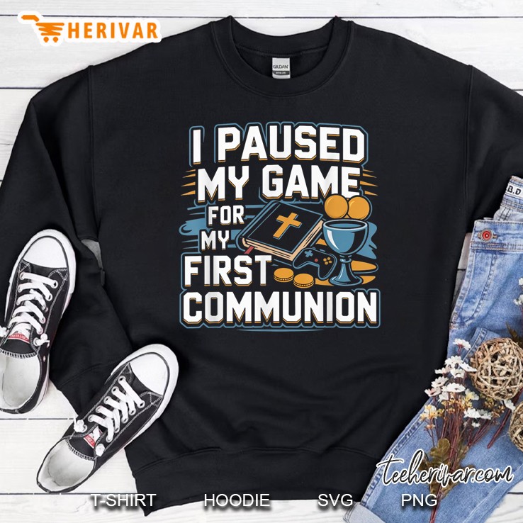 My First Communion Video Game Controller Gifts Boys Girls Sweatshirt