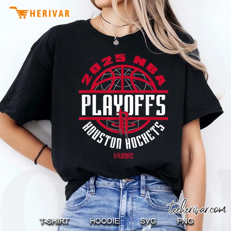 Nba Official Houston Rockets 2025 Playoffs Game Time Women T Shirt