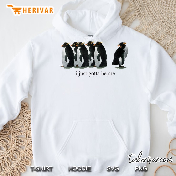 Official I Just Gotta Be Me Penguin Rockhopper Penguins Hoodie