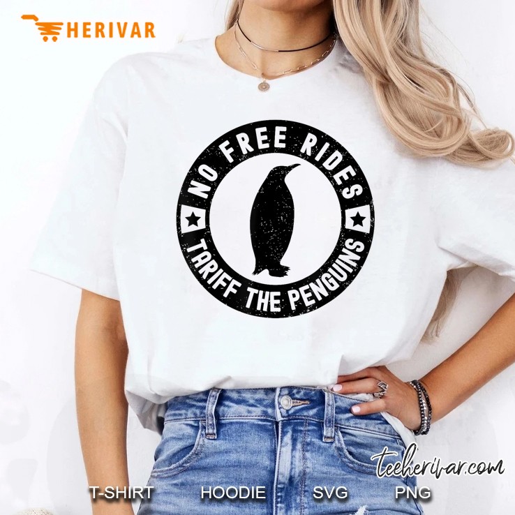 Penguin Tariffs Funny Political Liberation Day Women T Shirt