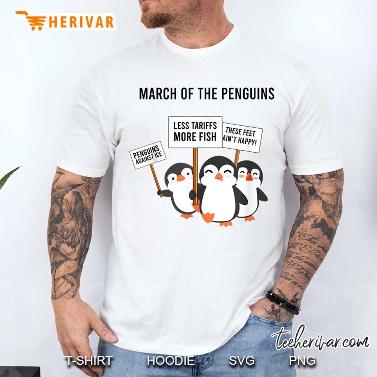 Penguins Protest March Men T Shirt