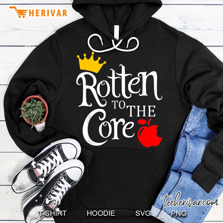 Rotten To The Core Bad Apple For Women Girl Kids Hoodie