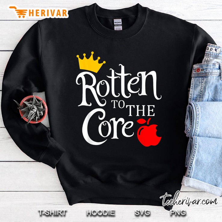 Rotten To The Core Bad Apple For Women Girl Kids Sweatshirt