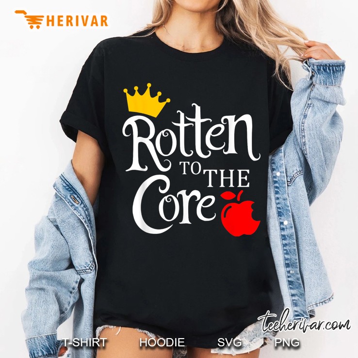 Rotten To The Core Bad Apple For Women Girl Kids Women T Shirt