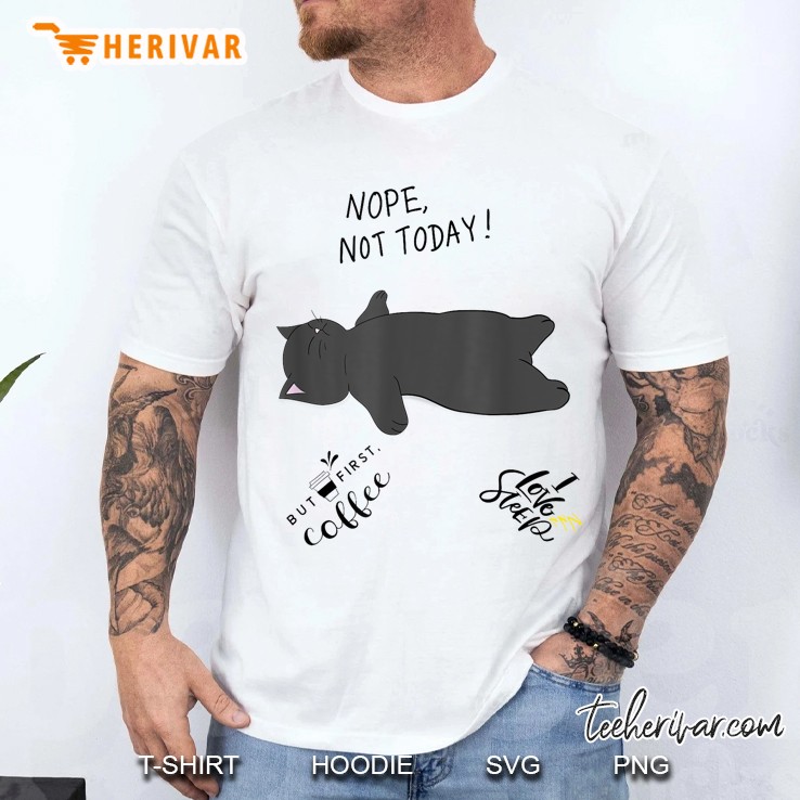 Sleepy Cat Men T Shirt