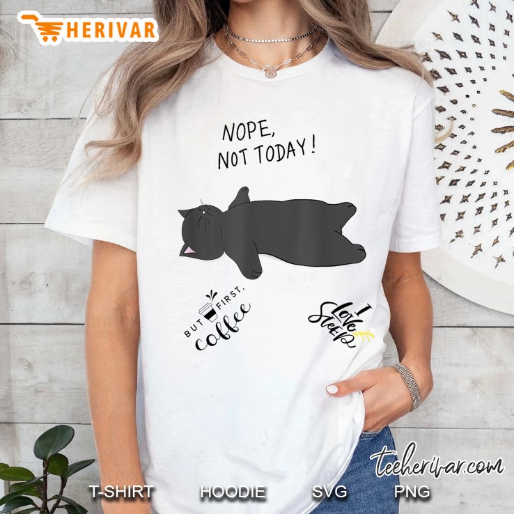 Sleepy Cat Women T Shirt