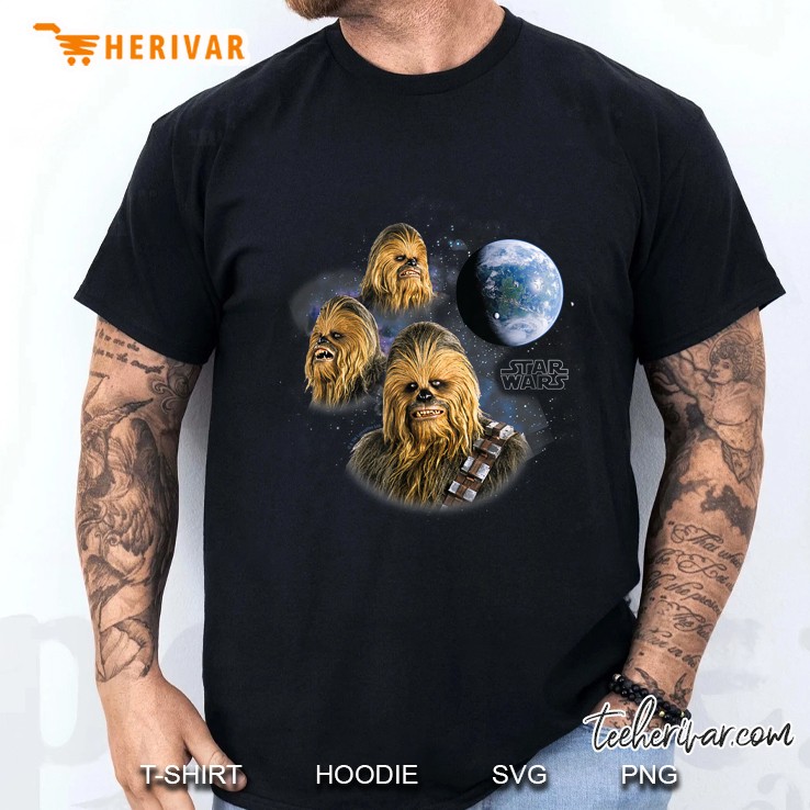 Star Wars 3 Chewbacca Moon Men T Shirt