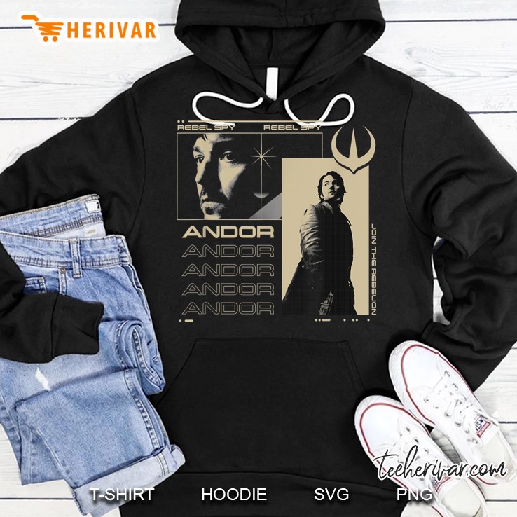 Star Wars Andor Join The Rebellion Cassian Vintage Poster Hoodie
