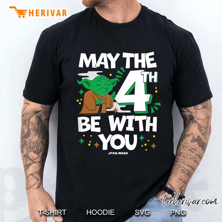 Star Wars May The 4th Be With You Yoda Men T Shirt