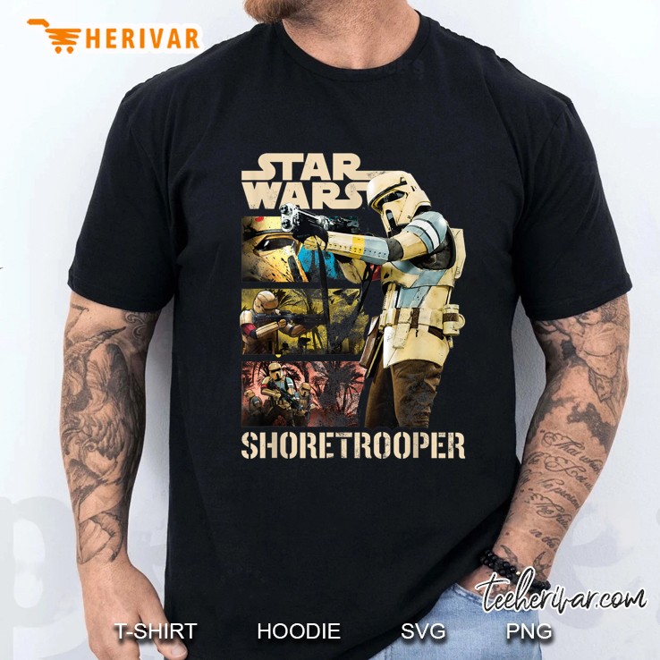 Star Wars Rogue One Shoretrooper Movie Panels Men T Shirt