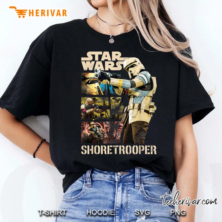 Star Wars Rogue One Shoretrooper Movie Panels Women T Shirt