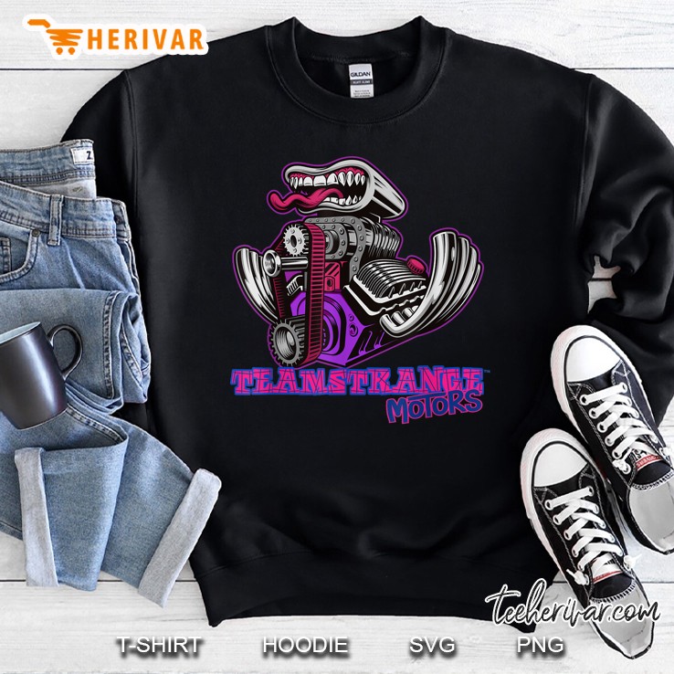Teamstrange Motors Screamin Motor Design Sweatshirt