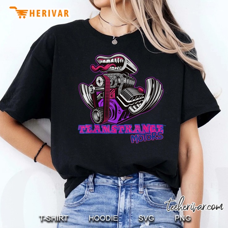 Teamstrange Motors Screamin Motor Design Women T Shirt