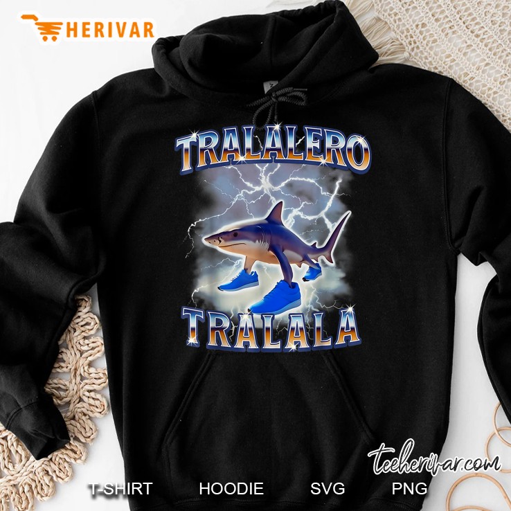 Tralalero Tralala Shark Meme Bootle Hoodie