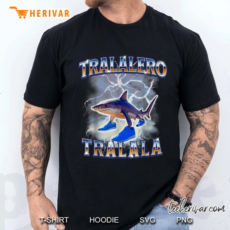 Tralalero Tralala Shark Meme Bootle Men T Shirt