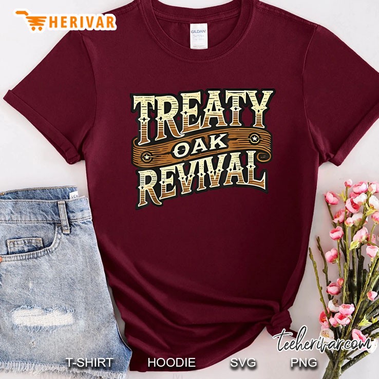 Treaty Oak Revival Maroon T Shirt