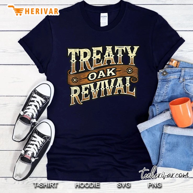 Treaty Oak Revival Navy T Shirt