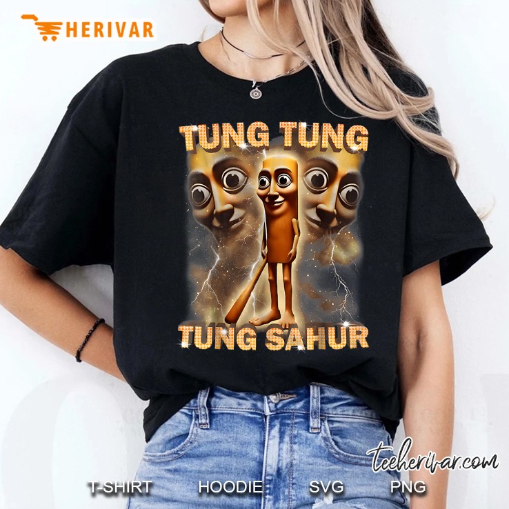 Tung Tung Tung Sahur Is Calling Funny Italian Brainrot Women T Shirt