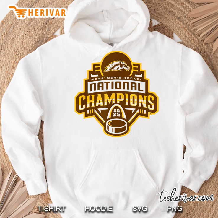 Western Michigan Broncos Mens Hockey National Champs 2025 Hoodie