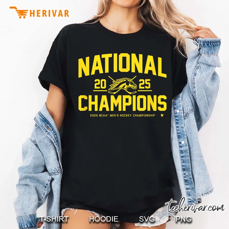 Western Michigan Hockey 2025 National Champions Ncaa Women T Shirt