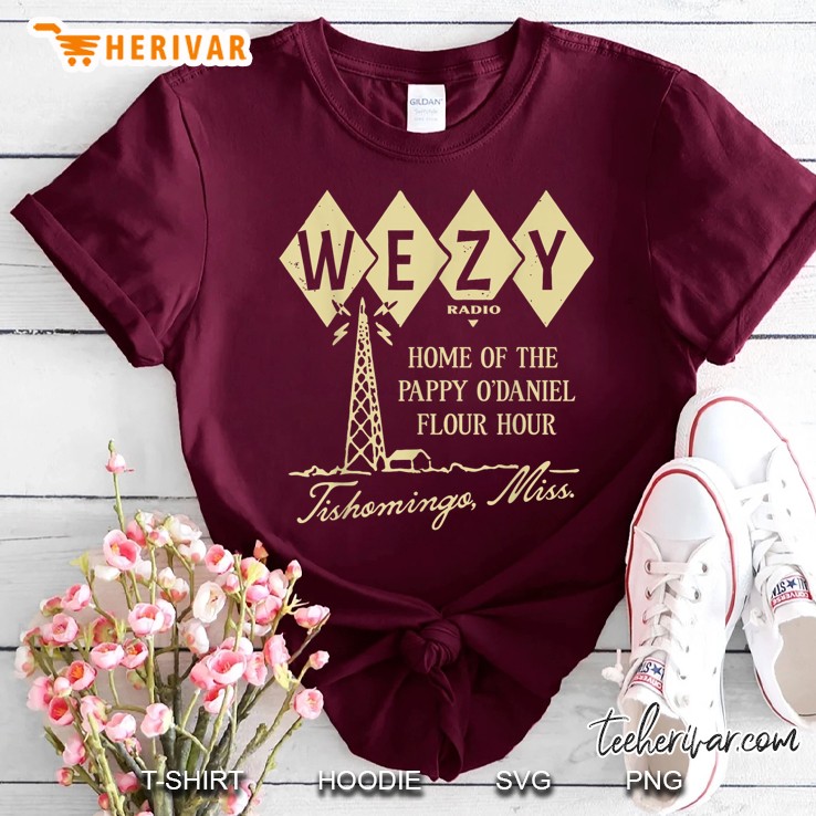 Wezy Radio O Brother Where Art Thou Unisex Maroon T Shirt