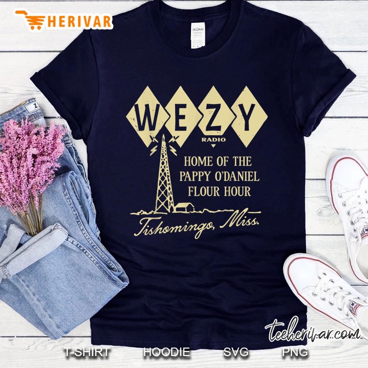 Wezy Radio O Brother Where Art Thou Unisex Navy T Shirt